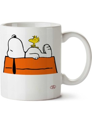 Snoopy (2) Iki Tarafı Baskılı Kupa Bardak
