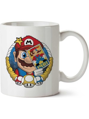 Super Mario Origin Jumpman 1981 Iki Tarafı Baskılı Kupa Bardak