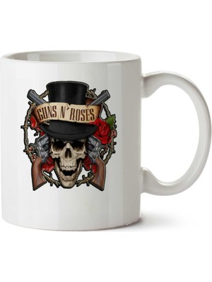 Guns N Roses (2) Iki Tarafı Baskılı Kupa Bardak