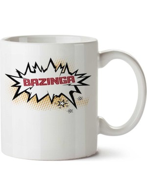 Bazinga Comic.png Iki Tarafı Baskılı Kupa Bardak