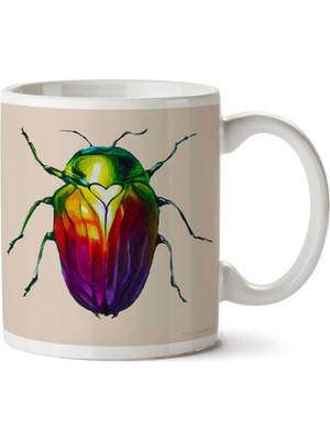 Aşk Böceği Iki Tarafı Baskılı Kupa Bardak