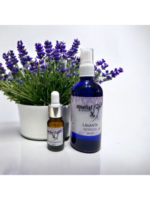Ametist Lavanta Seti 2 Lavanta Yağı 10 ml + Lavanta Hidresolü 100 ml