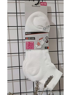 Decathlon Artengo Tenis Çorabı - Kısa Konç - Unisex - 3 Çift -  RS500