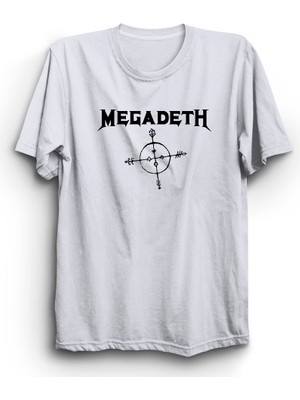 The Fame Megadeth, With Logo, Rock Metal Müzik Grubu Tişörtü