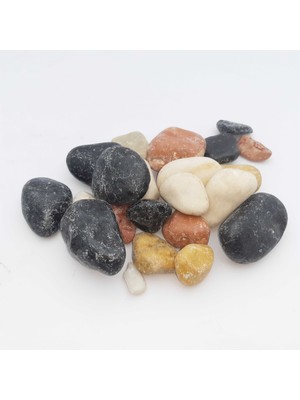 Seçilir Dekoratif Doğal Renkte Büyük (30-60MM) Çakıl Taşı  1000 gr