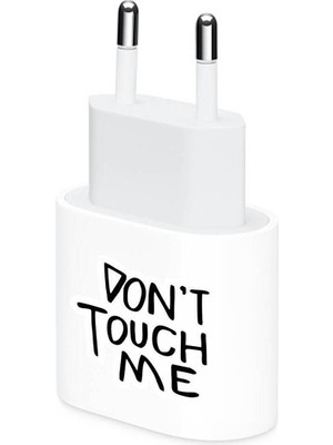 Hediyene Bak Don't Touch Me Şarj Aleti Kaplaması 2 Adet Tüm Modeller Için Uygundur