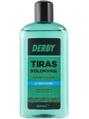 Derby Tıraş Kolonyası 250 ml Okyanus Esintisiyle Ferahlatıcı Etki Sunar 