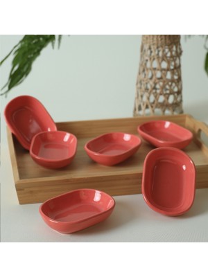 Keramika Pembe Noyan Çerezlik 11 cm 6 Adet 552