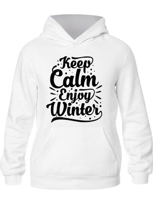 Ada Bebek Çocuk Keep Calm Enjoy Winter Noel Sweatshirt