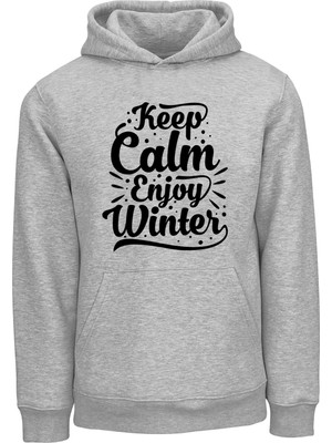 Ada Bebek Çocuk Keep Calm Enjoy Winter Noel Sweatshirt