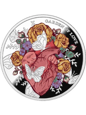 Mennica Polska Garden Of Love 500 Cfa 999 Gümüş Coin