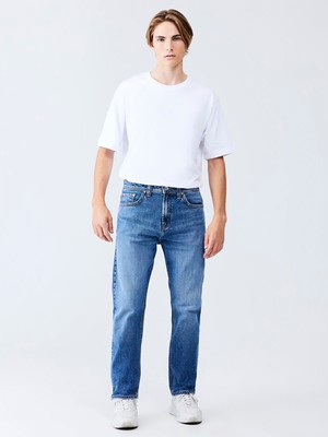 LTB Erkek Hollywood Y Düz Paça Orta Bel Jean Pantolon