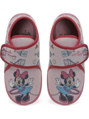 Mickey Mouse Dalı P3Pr Pembe Patik Kız Çocuk Panduf Ayakkabı