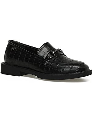 İnci Alupka K 3Pr Siyah Kadın Loafer Ayakkabı