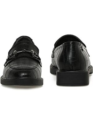 İnci Alupka K 3Pr Siyah Kadın Loafer Ayakkabı