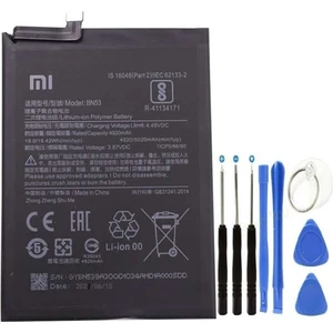 Senal Store Xioami Redmi Note 9 Pro Pil Batarya BN53 + Tamir Set 5020 Mah