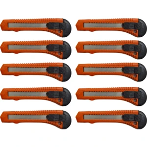 Geniş Plastik Maket Bıçağı 18 mm 10 Adet C-2