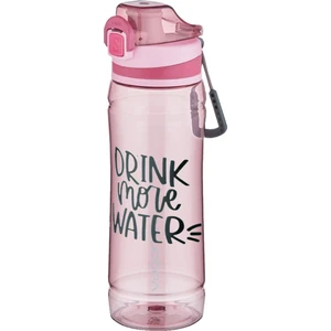 Taşıma Ipli Kilitli Kapak Tritan Su Matarası 780 ml VGN1004 Pembe