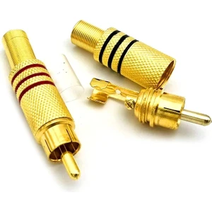 Hq Speed Plus Rca Gold Erkek Konnektör ( 2 Adet )