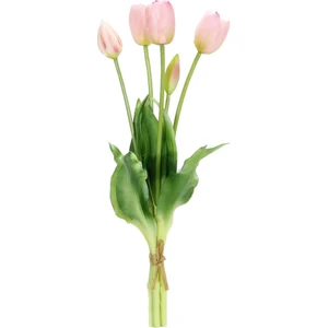 Yapay Islak Lale Pembe 43 cm