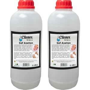 Clintex Kimya Saf Aseton %99.9 2x1 Lt