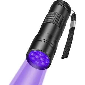 Ultraviyole Fener, Mor Işık Fener 12 LED , 395 Nm Uv Fener