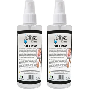 Clintex Kimya Saf Aseton %99.9 2x200 Ml
