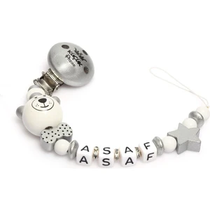 Sahi Aksesuar Isimli Bebek Emzik Zinciri - Emzik Askısı - Bebek Hediyesi - SAHI_0020