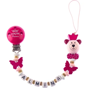 Sahi Aksesuar Isimli Bebek Emzik Zinciri - Emzik Askısı - Bebek Hediyesi - SAHI_0027