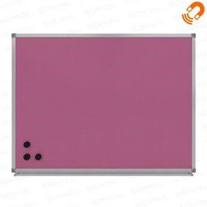 60X90 cm Mıknatıs Manyetik Yüzey Duvara Monte PEMBE-PAN551P
