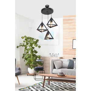 Ag Light Design Siyah Sarkıt Avize Salon Mutfak Koridor Yatak Odası Lamba