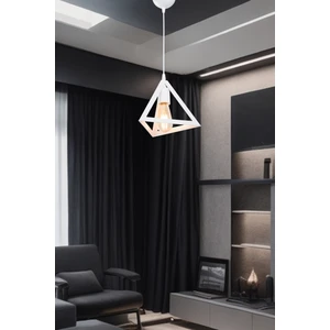 Ag Light Design Beyaz Sarkıt Avize Koridor Salon Yatak Odası Mutfak Lamba