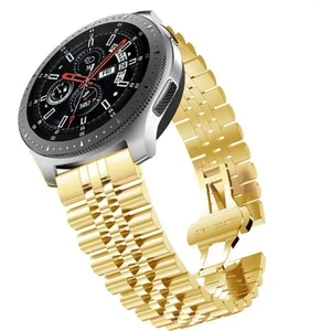 22 MM Universal Rolex Stil Paslanmaz Çelik Kordon Gold