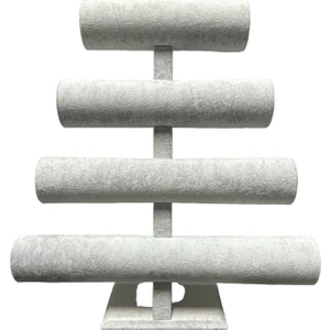 Dörtlü T Gri Bileklik Saat Standı