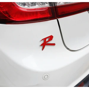 Dk Tuning Honda R Kırmızı Krom Metal Bagaj Yazı Logo Amblem