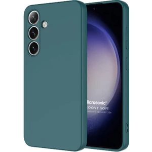 Samsung Galaxy S24 Plus Kılıf Groovy Soft Koyu Yeşil