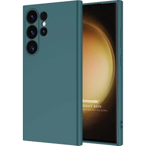 Samsung Galaxy S24 Ultra Kılıf Groovy Soft Koyu Yeşil