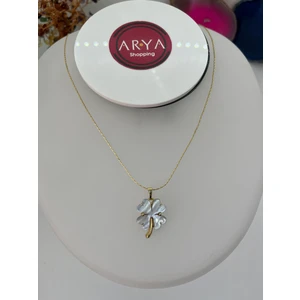 Arya Shop Kolye Altın Kaplama Yonca