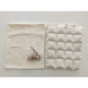 Das Yün Yıkanmamış Koyun Yünü Dolgulu Bebek Sırt-Göğüs Bezi ( DAS2KREM + Kılıf + 40 gr Akgünlük )