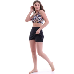 Şort Etekli Badi Bikini Takımı