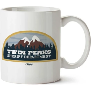 Twin Peaks Sheriff Department Iki Tarafı Baskılı Kupa Bardak