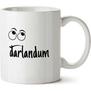 Darlandum M Iki Tarafı Baskılı Kupa Bardak