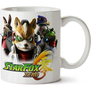 Star-Fox-Png-Image Iki Tarafı Baskılı Kupa Bardak