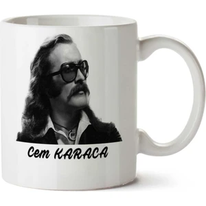 Cem Karaca Iki Tarafı Baskılı Kupa Bardak