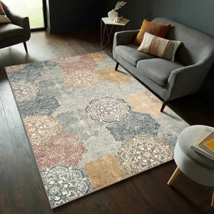 Modern Dijital Baskı Dört Mevsim Yıkanabilir Kaymaz Taban Salon Halısı Mutfak Halısı Yolluk