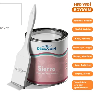 Her Şeyi Boyayabilen Demarin Sierra Tek Bileşen Fayans, Tezgah, Seramik, Mobilya, Zemin Boyası