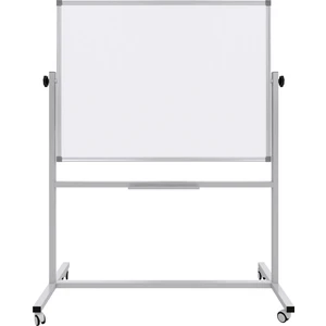 90X120 CM-360° Dönerli Ayaklı Çift Taraflı Tekerlekli Mobil Yazı TAHTASI-PAN301