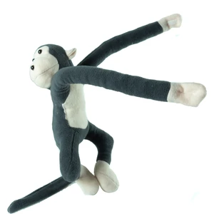 Pelüş Maymun  Sevimli Sarılan Maymun Gri 50 cm