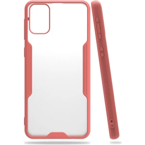 Samsung Galaxy M31 Kılıf Platin Silikon - Pembe