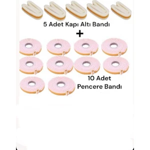 5 Adet Kapı Altı ve 5 Adet Pencere Izolasyon Bandı